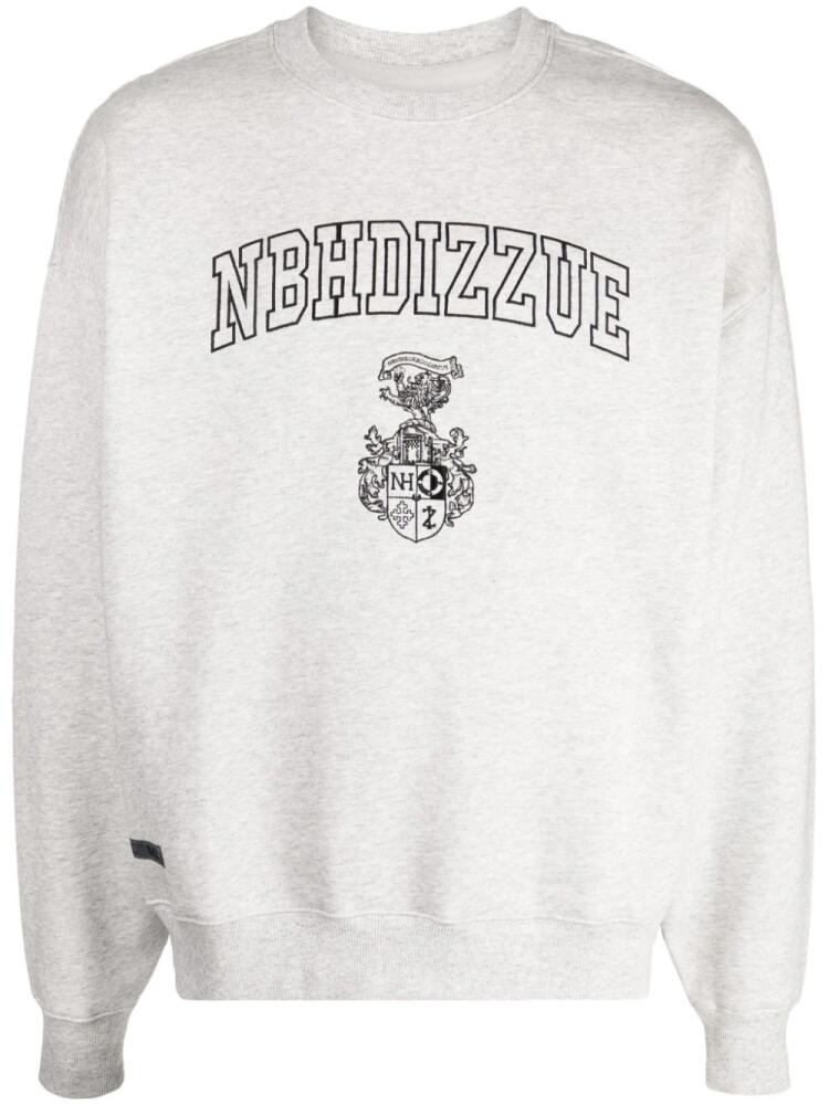 izzue x Neighborhood logo-print sweatshirt - Grey Cover