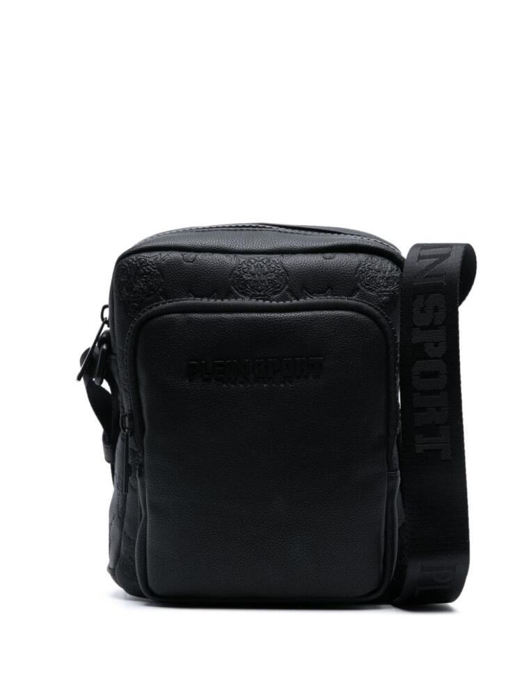 Plein Sport debossed-tiger cross body bag - Black Cover