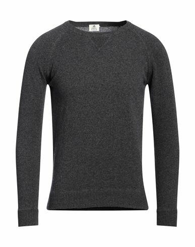 Luigi Borrelli Napoli Man Sweater Steel grey Virgin Wool, Silk, Cashmere Cover