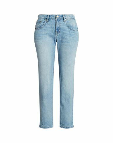 Lauren Ralph Lauren Relaxed Tapered Ankle Jean Woman Jeans Blue Cotton, Recycled cotton Cover