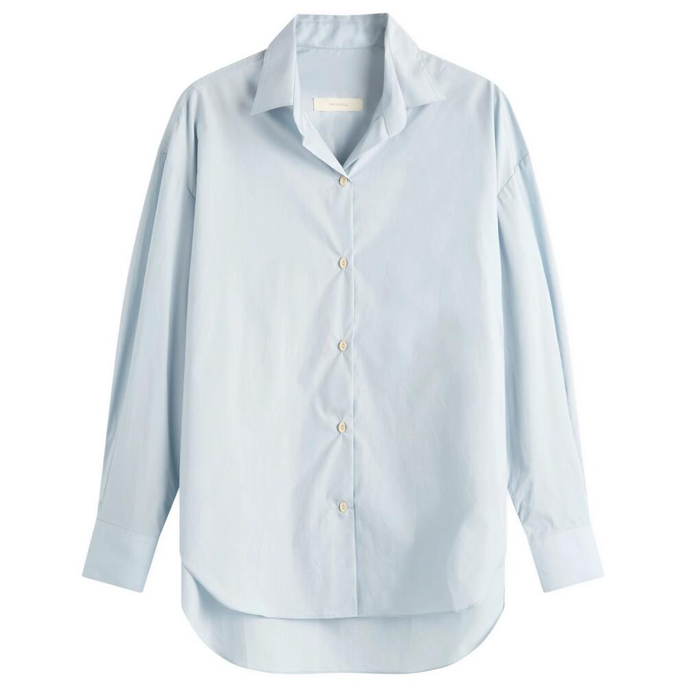 Faithfull The Brand Women's Vieste Oversized Shirt in Sky Blue Cover