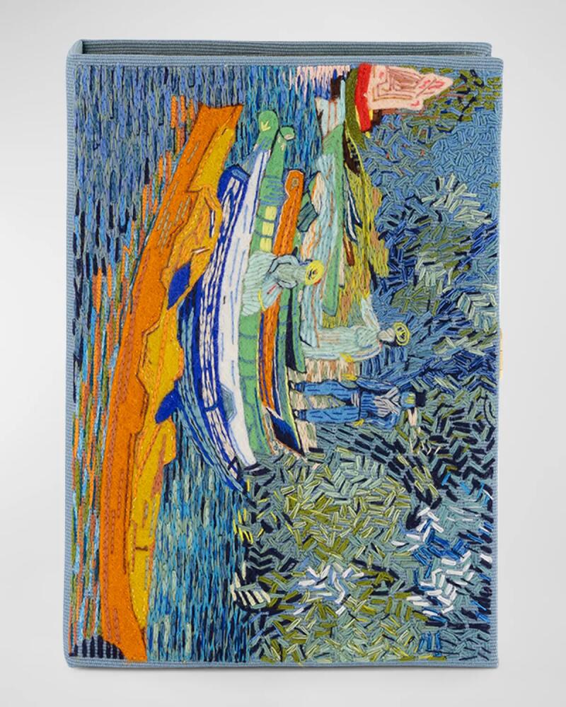 Olympia Le-Tan Van Gogh Bank of Oise Book Clutch Bag Cover