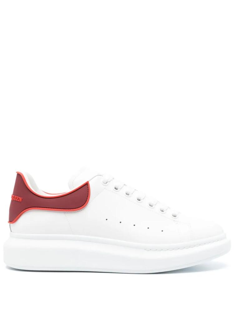 Alexander McQueen Oversized leather sneakers - White Cover