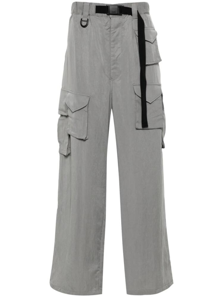 Y-3 twill cargo pants - Grey Cover