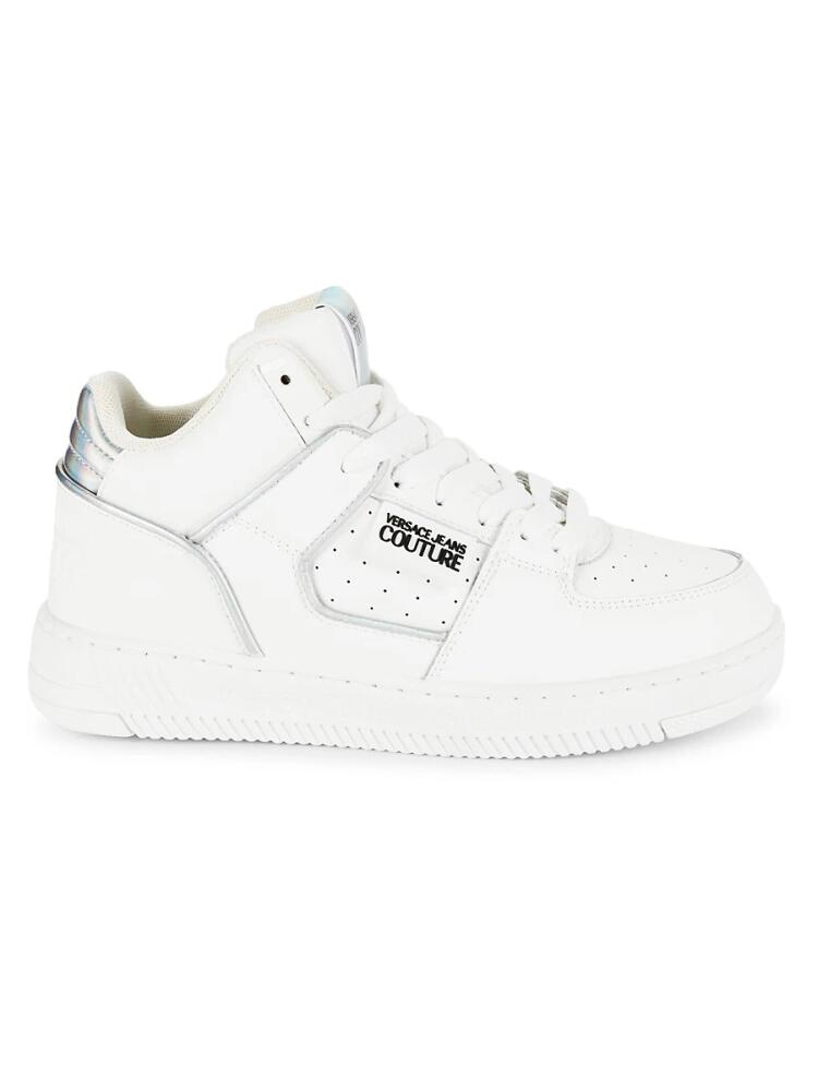 Versace Jeans Couture Women's Fondo Logo Platform Sneakers - White Cover