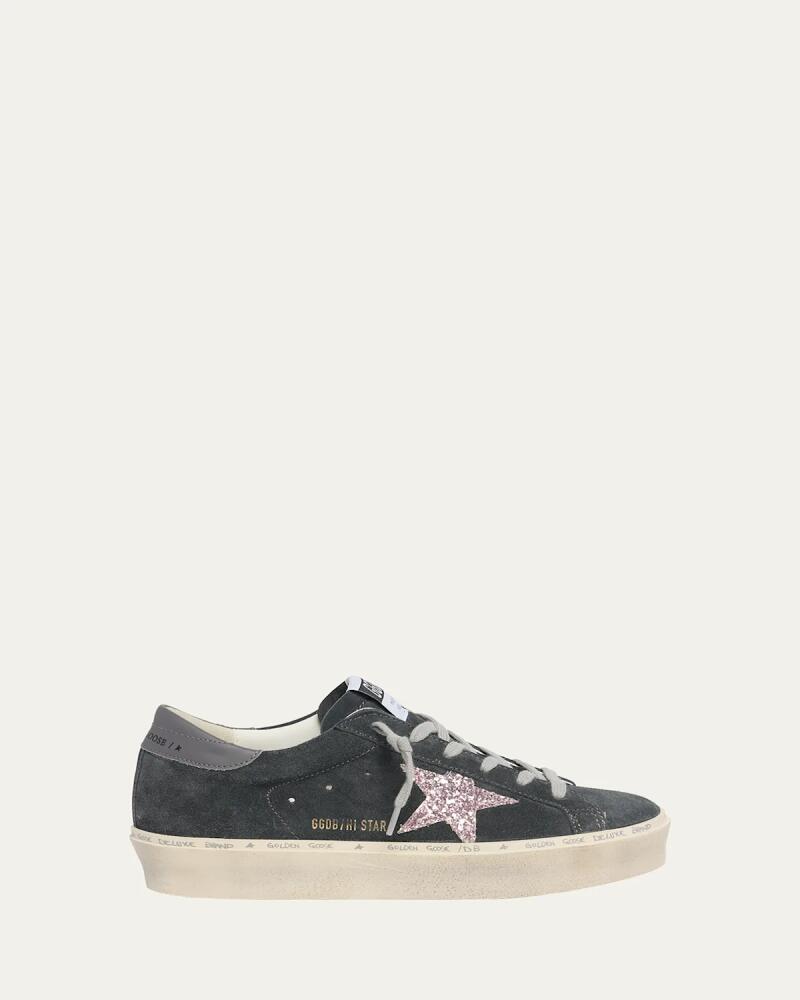 Golden Goose Hi Star Glitter Suede Platform Sneakers Cover