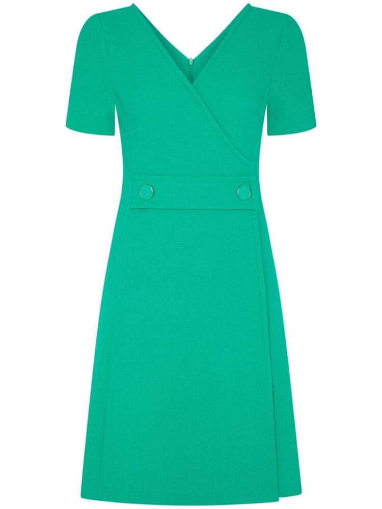 JANE Tabitha V-neck dress - Green Cover