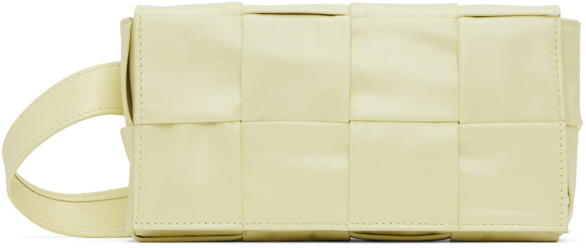 Bottega Veneta Yellow Cassette Belt Bag Cover