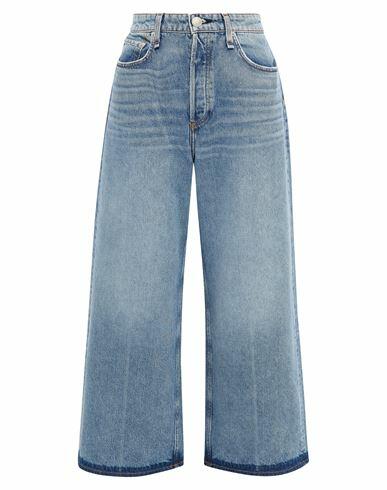 Rag & Bone Woman Jeans Blue Cotton Cover