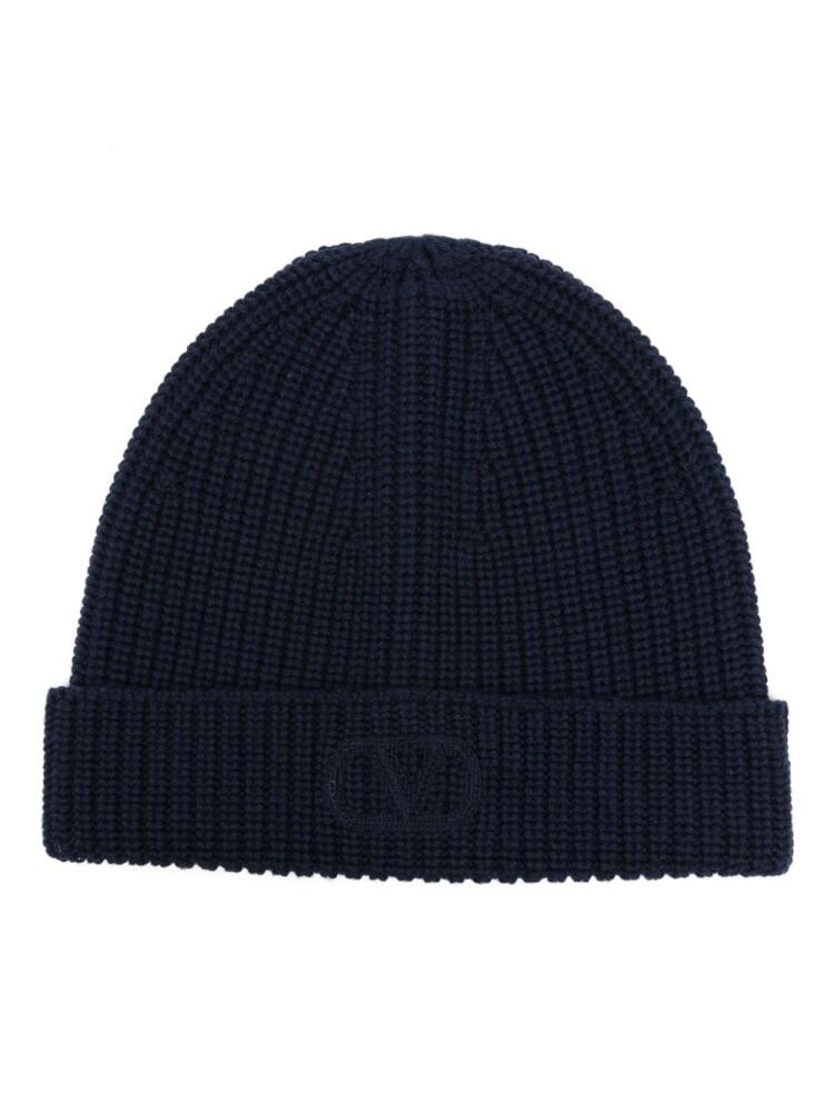 Valentino Garavani VLogo beanie - Blue Cover