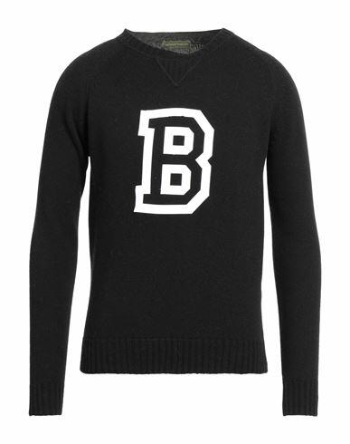 Lanificio Pubblico Man Sweater Black Wool, Polyamide Cover