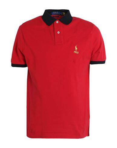 Polo Ralph Lauren Man Polo shirt Red Cotton Cover