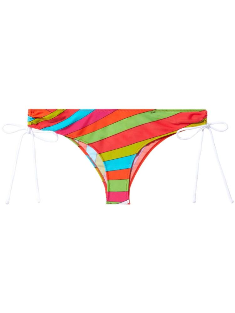 PUCCI Iride-print bikini bottoms - Red Cover