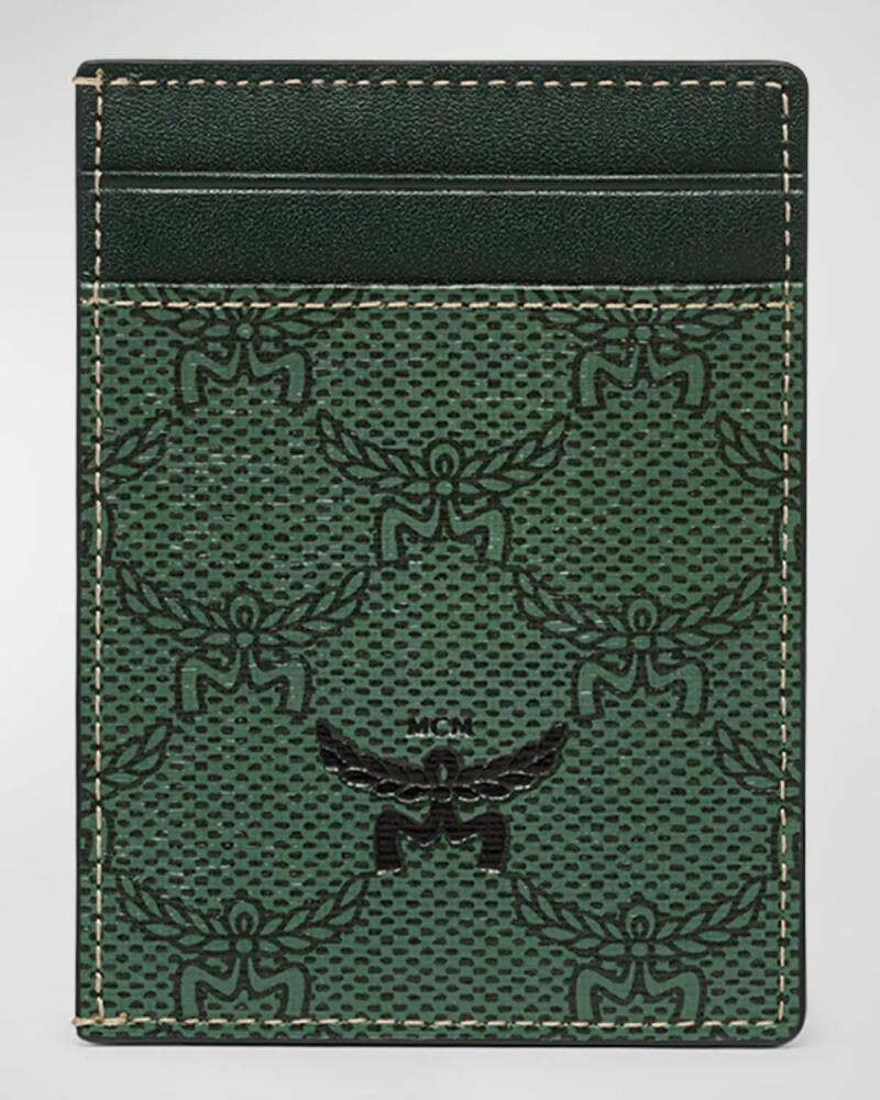 MCM Himmel Lauretos Faux Leather Card Case Cover