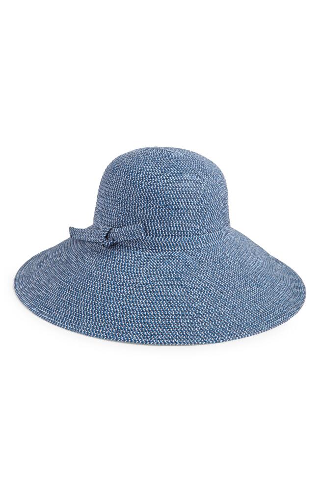 Nordstrom Packable Floppy Hat in Blue Combo Cover