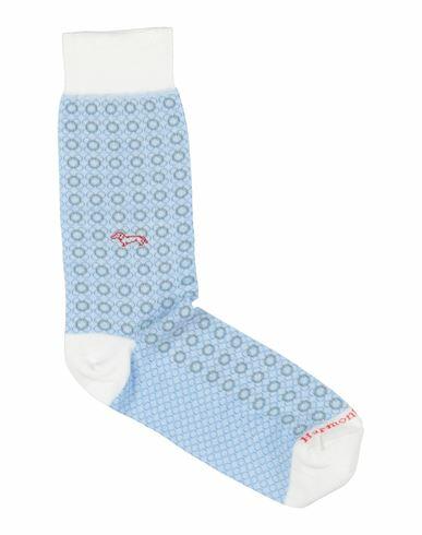 Harmont & Blaine Man Socks & Hosiery Sky blue Cotton, Polyamide Cover