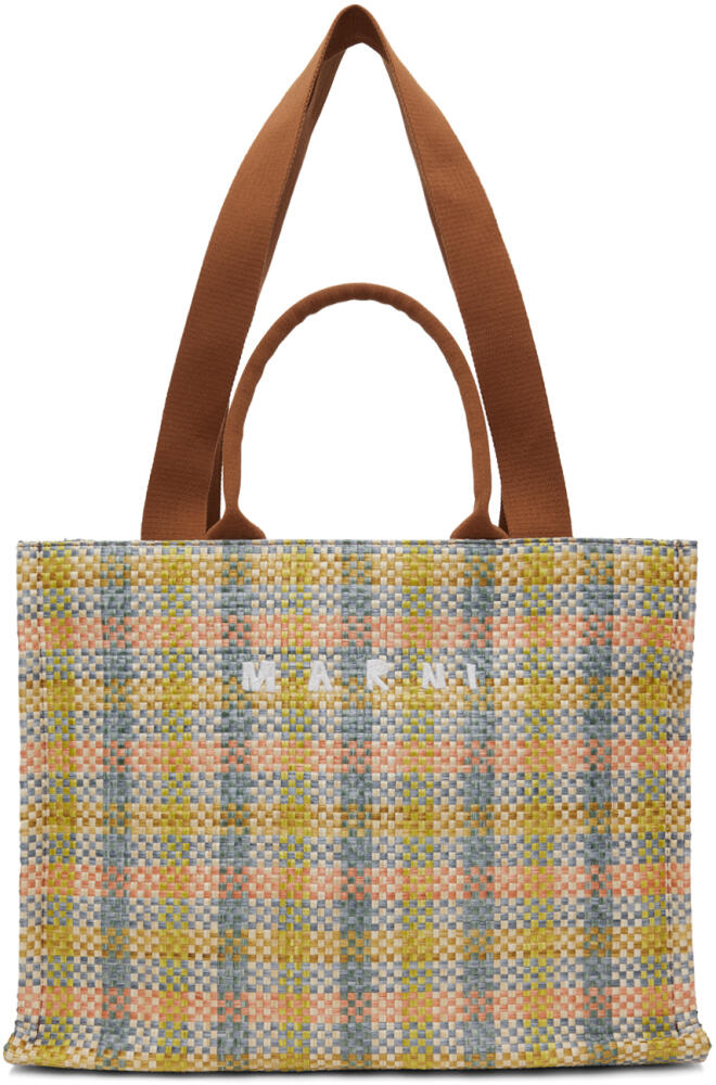 Marni Multicolor Large Basket Tote Cover