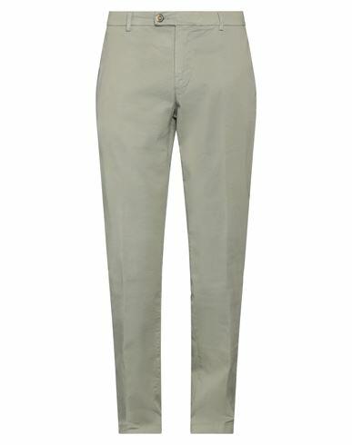 Cruna Man Pants Sage green Cotton, Elastane Cover