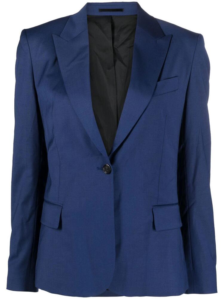 Filippa K Sasha Cool wool blazer - Blue Cover