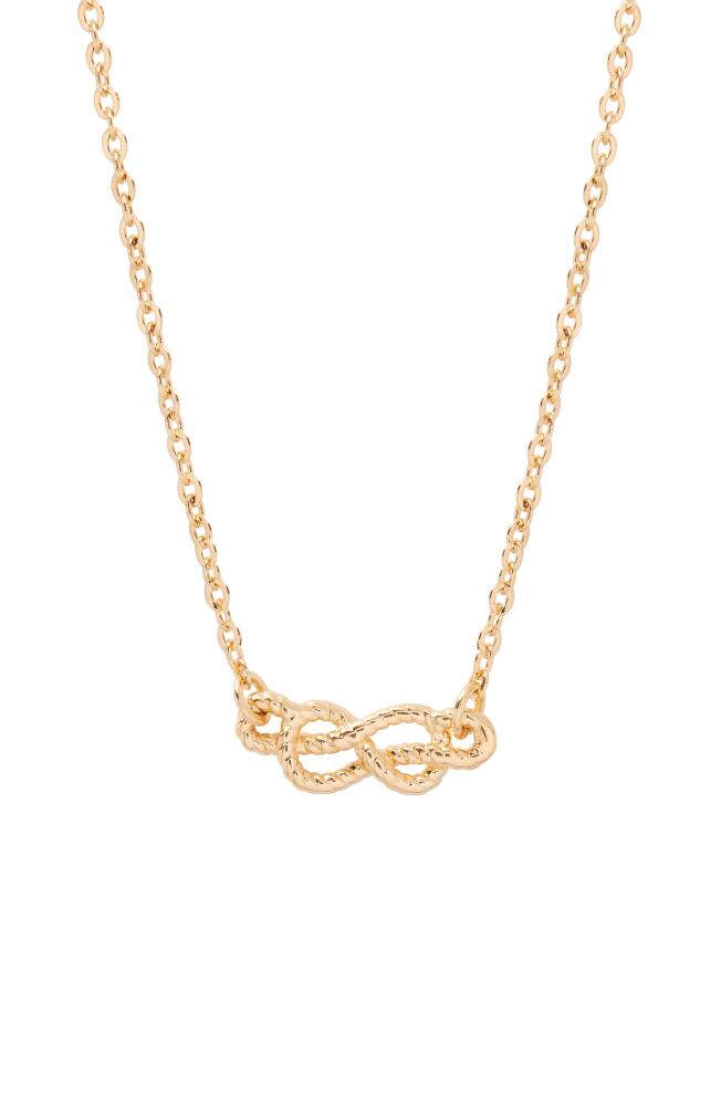 Brook and York Crew Necklace in Gold Cover