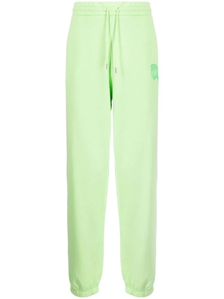 Karl Lagerfeld Ikonik 2.0 tonal track pants - Green Cover