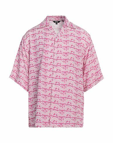 Gcds Man Shirt Fuchsia Viscose Cover