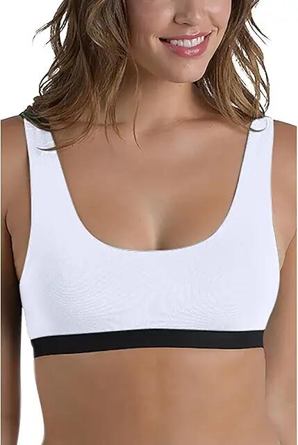 MeUndies U-Neck Bralette (White) Women's Bra Cover