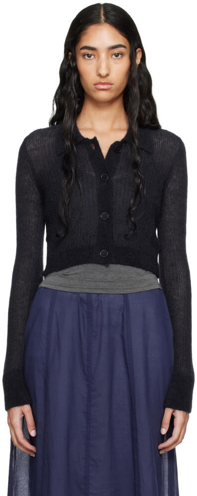 Cecilie Bahnsen Navy Jacqueline Cardigan Cover