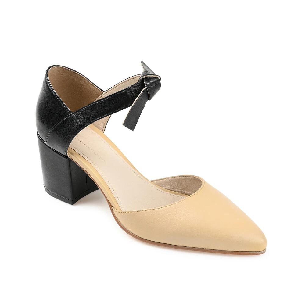 Journee Signature Camille Pump | Women's | Black/Tan Cover