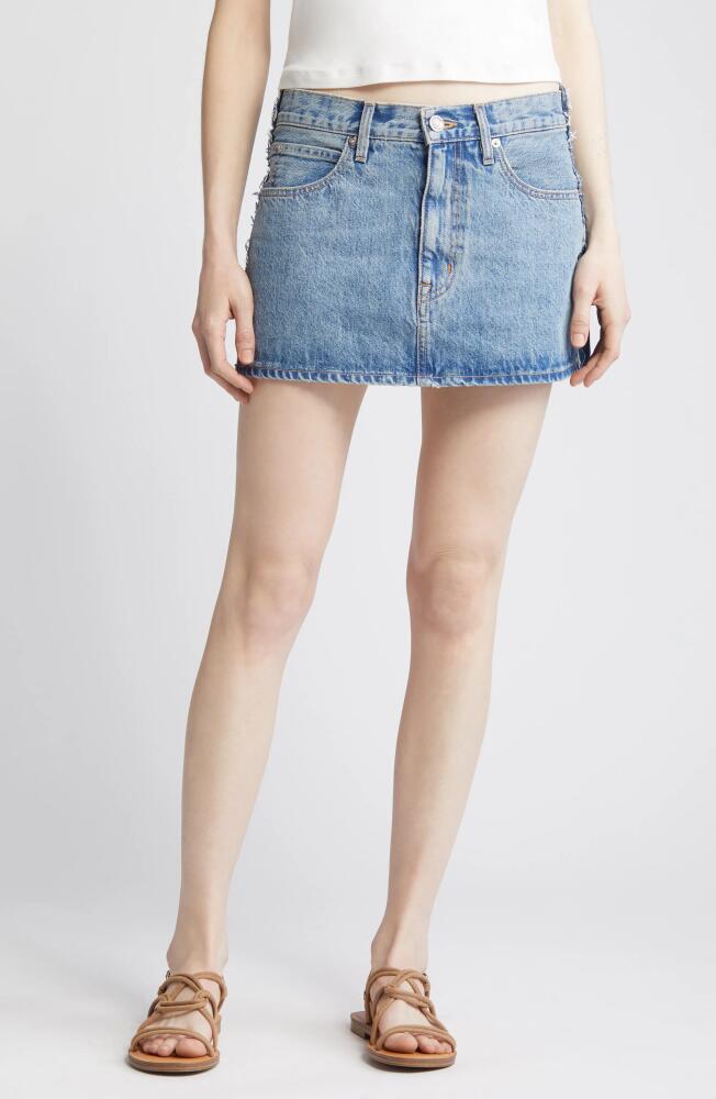 SLVRLAKE Re-Work Denim Miniskirt in Great Divide Cover