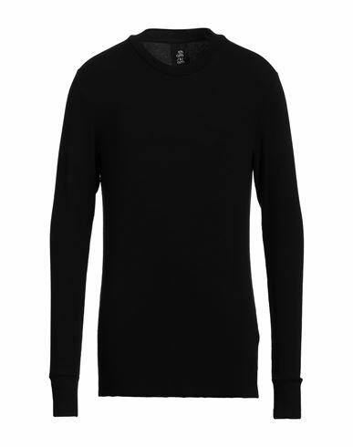 Thom Krom Man T-shirt Black Modal, Elastane Cover