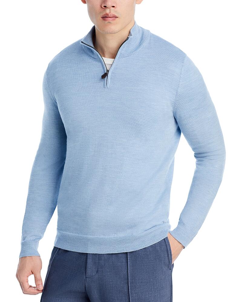 The Men's Store at Bloomingdale's Quarter-Zip Merino Sweater - Exclusive Cover