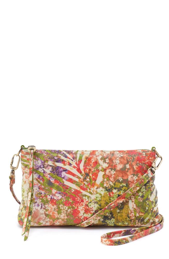 HOBO Darcy Convertible Leather Crossbody Bag in Tropic Print Cover