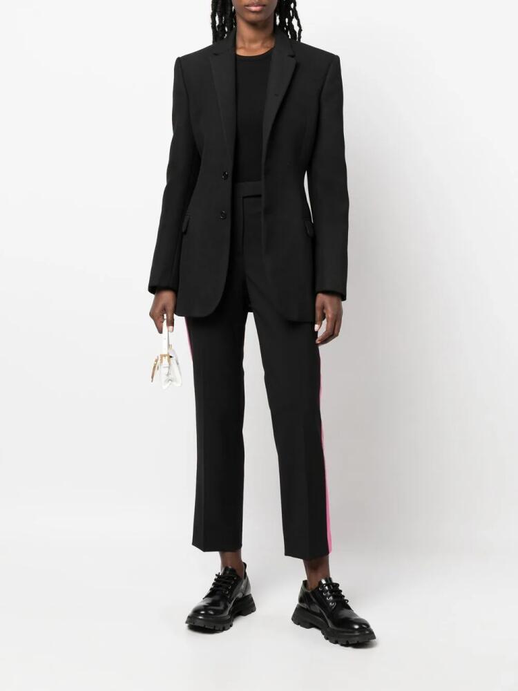 Karl Lagerfeld side-stripe tailored trousers - Black Cover