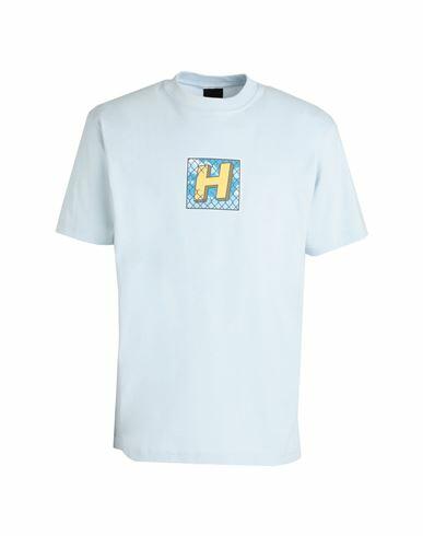 Huf Man T-shirt Sky blue Cotton Cover