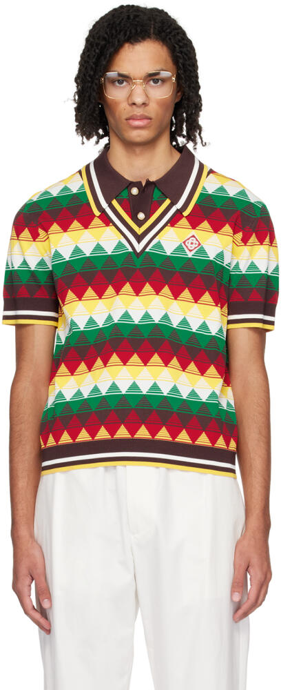 Casablanca Multicolor Argyle Polo Cover