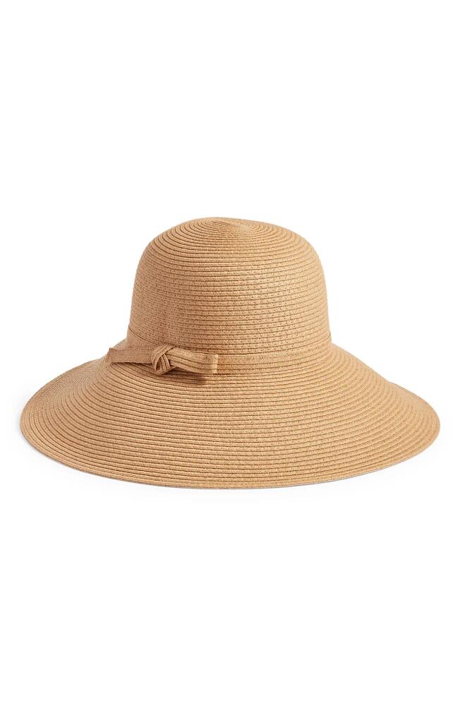 Nordstrom Packable Floppy Hat in Tan Dark Cover