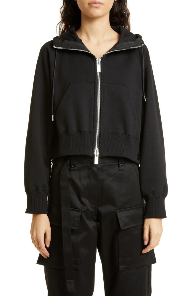 Sacai Cotton Jersey Hoodie in Black Cover