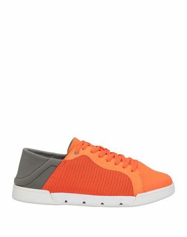 Swims Man Sneakers Orange Textile fibers Cover