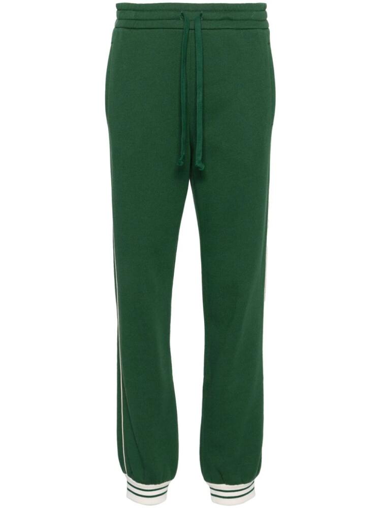 Gucci Interlocking G cotton track trousers - Green Cover