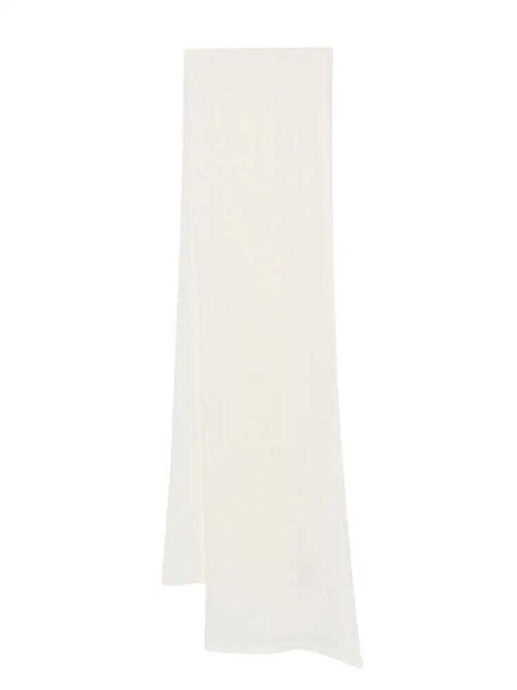 Lady Anne cashmere scarf - White Cover