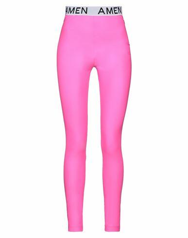 Amen Woman Leggings Fuchsia Polyamide, Elastane Cover