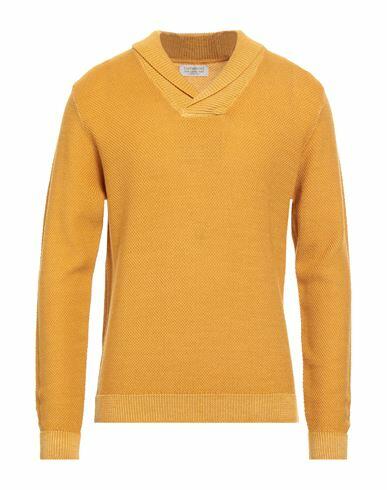 Bellwood Man Sweater Ocher Virgin Wool Cover