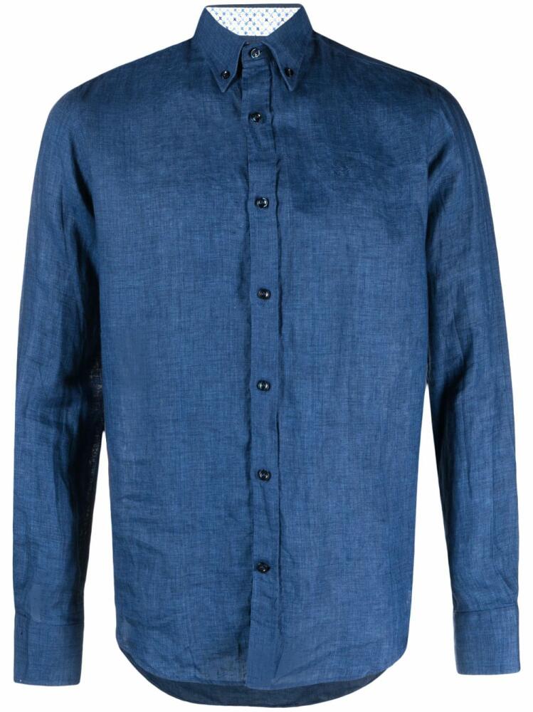 Paul & Shark long-sleeve linen shirt - Blue Cover