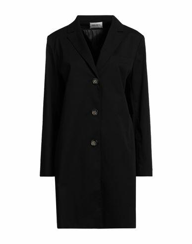 Cinzia Rocca Woman Overcoat & Trench Coat Black Cotton, Elastane Cover