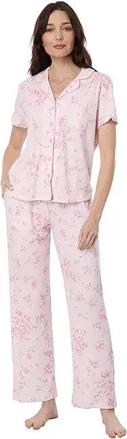 Karen Neuburger Petite Blossom Short Sleeve Printed Girlfriend PJ Set (Sweet Sunday Floral) Women's Pajama Sets Cover