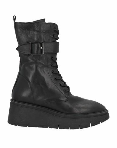 Rebel Queen Woman Ankle boots Black Soft Leather Cover