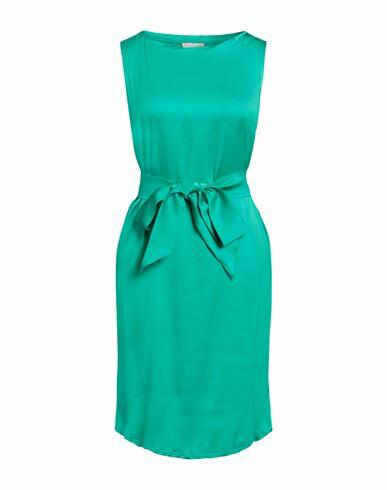 Camicettasnob Woman Midi dress Emerald green Viscose, Elastane Cover