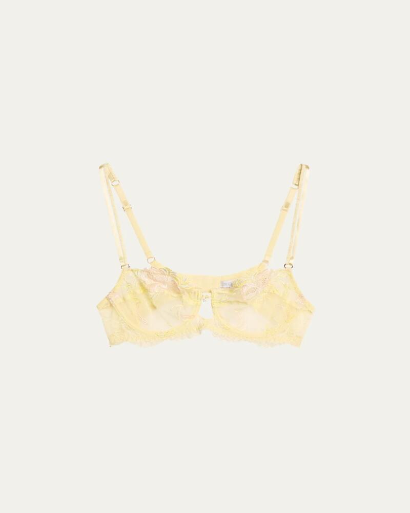 Lise Charmel Frisson d'Or Embroidered Demi Bra Cover