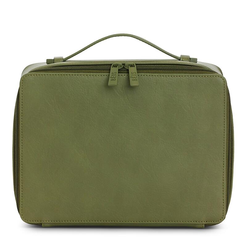 BEIS The Cosmetic Case in Olive Cover